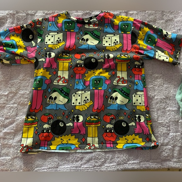 Nooworks oversized tee in burger baby - Picture 1 of 3